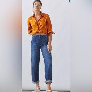 Anthropologie Pilcro The Forager Relaxed Carpenter Straight Leg jeans
